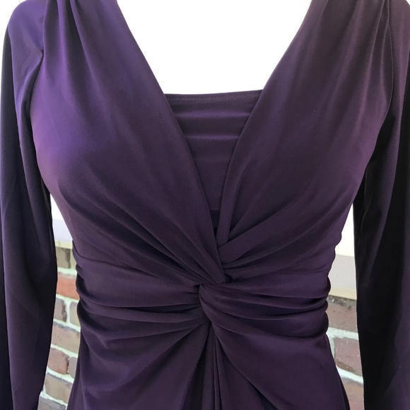 Chaps Ladies Small Dress NWT Aubergine - Picture 2 of 11